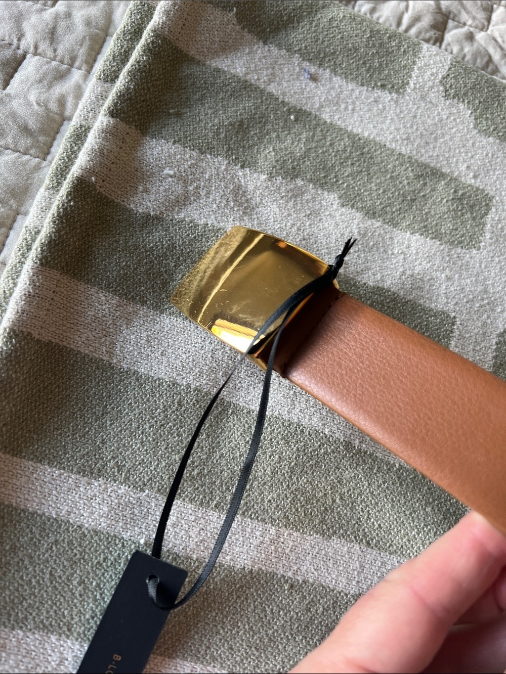 Below the Belt with Gold Buckle